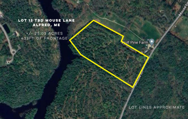 TBD MOUSE LANE # LOT 13, ALFRED, ME 04002, photo 2 of 22