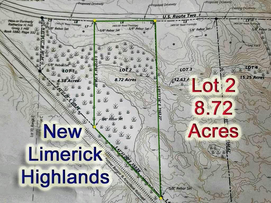 LOT 2 NEW LIMERICK HIGHLANDS US 2 ROUTE, NEW LIMERICK, ME 04761, photo 1 of 14