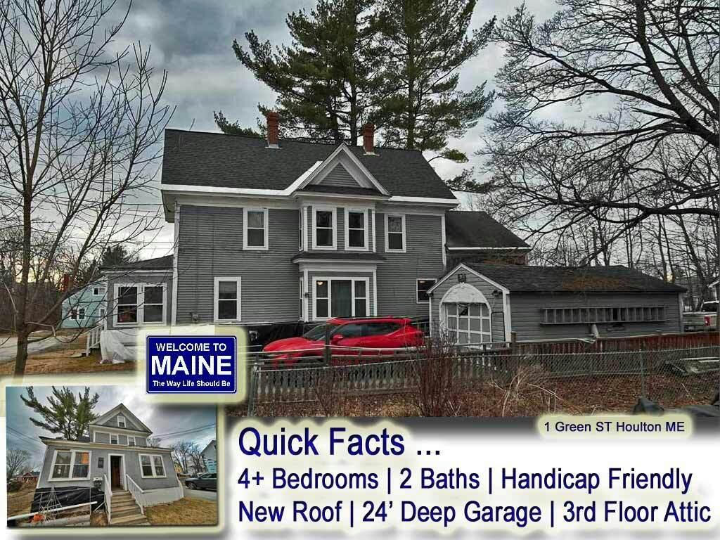 1 GREEN ST, HOULTON, ME 04730, photo 1 of 46